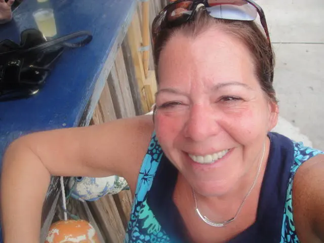 woman smiling closeup outdoors