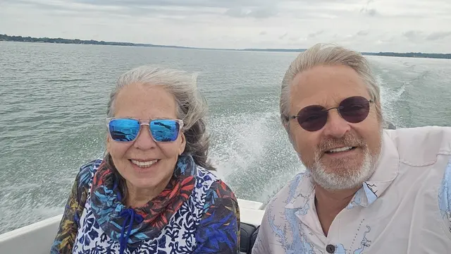 John and Lori on Cayuga Lake