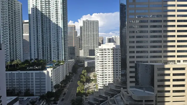 Downtown Miami views after disembarking.