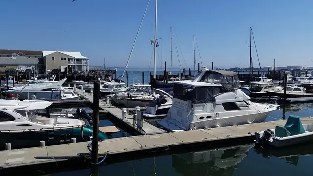Boats and blue skies at the Portland waterfront