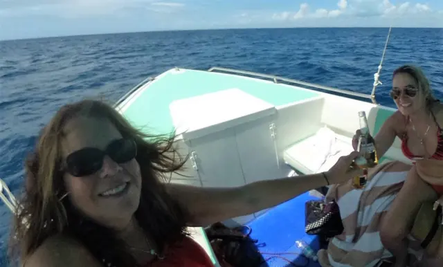Out on the blue water