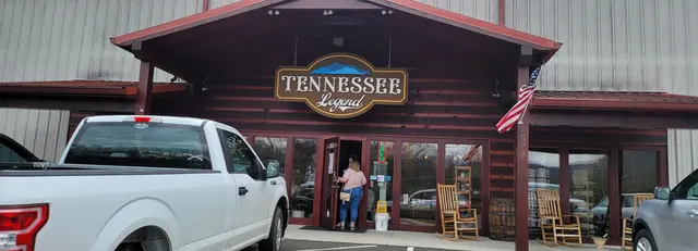 Stopping in at Tennessee Legend moonshine shop near the Smokies