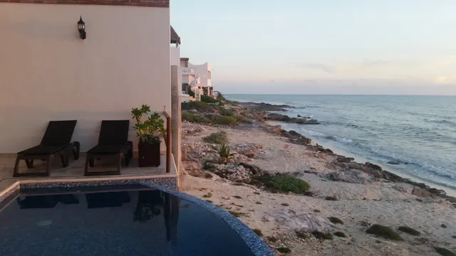 The view from the pool