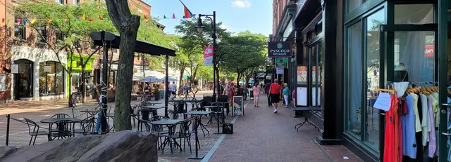 Church Street Marketplace in Burlington, Vermont