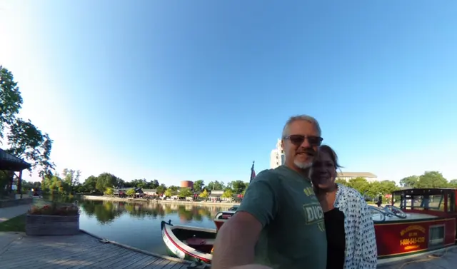 Erie Canal trip photo; scenery or boats