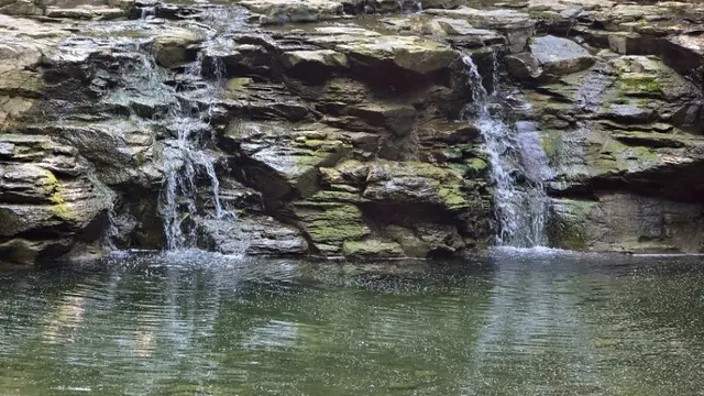 Waterfalls a short distance from the VRBO
