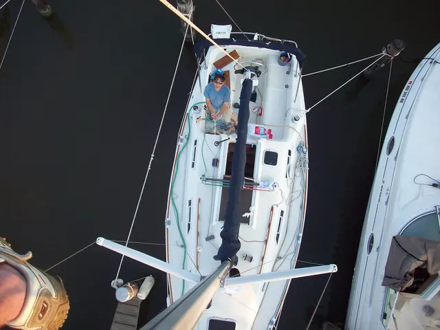 people on sailboat deck