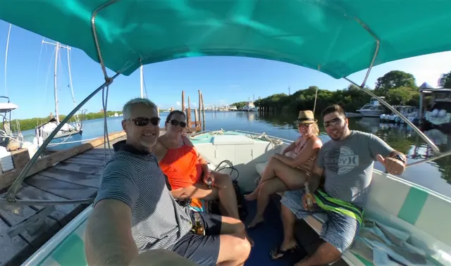 The crew, ready to go